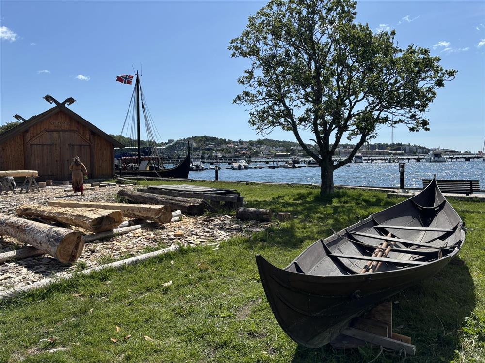 båt, park, sjø - Klikk for stort bilde