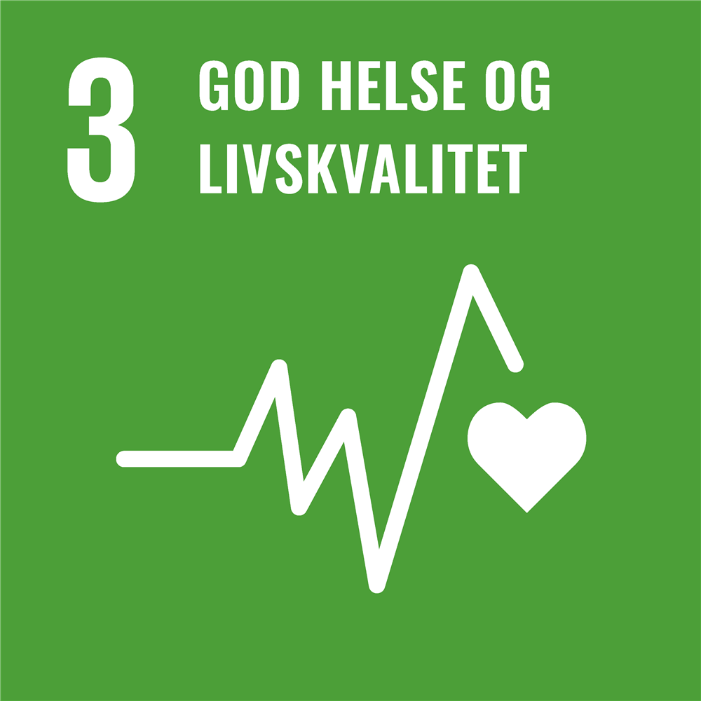 Bærekraftsmål 3: God helse og livskvalitet - Klikk for stort bilde